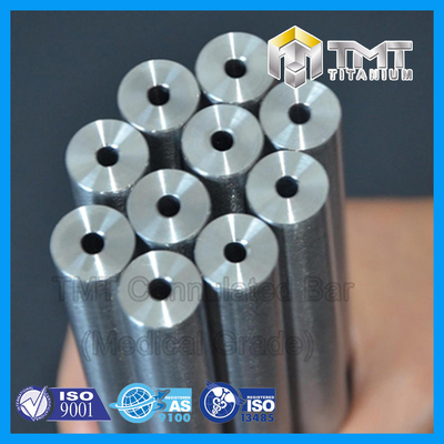 BARRA DE ASTM F136/TI-6AL-4V ELI/GR23 CANNULATED