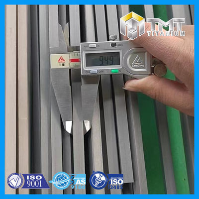 BARRA QUADRADA PLANA DE TITÂNIO ASTM B348 GR.1/GR.2